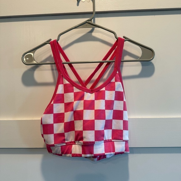 Series-8 Other - Pink Checkered Women’s Medium Workout Top